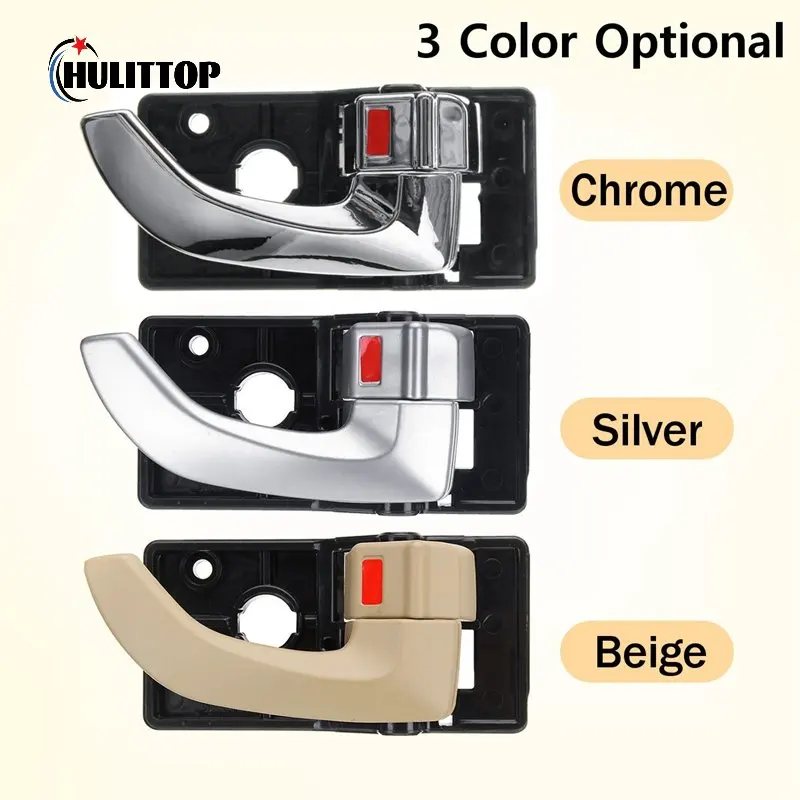 2/4Pcs Car Interior Inside Door Handle Left Right Replacement Set For Hyundai Tucson 2005 2006 2007 2008 2009 Car Accessories