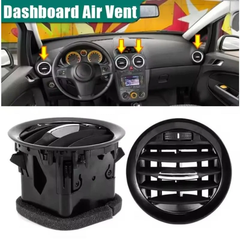 

New Heater Air Vent Nozzle Dashboard Air Vent Heater Outer 13203702 13365425 Fit for CORSA D 2006-2014 Dashboard Air Vent