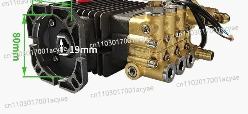 Pure Copper Plunger Pump Head - Durable Upgrade Part for Ultra-High Pressure Cleaning Machines, Built to Last for Industrial Use
