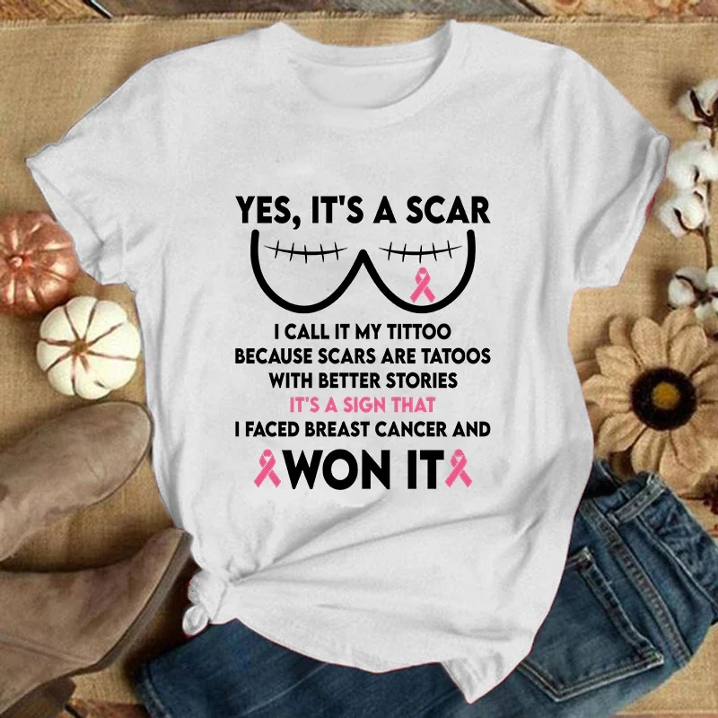 

Стимулируйте слово, рак молочной железы, футболка в стиле Харадзюку с короткими рукавами и принтом, уникальные женские повседневные топы, забавная хлопковая футболка, женская одежда