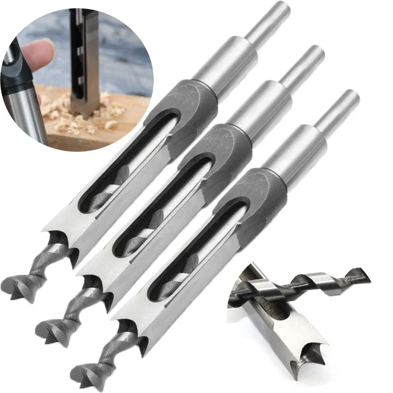 

Высокоскоростные стальные спиральные сверла для мебели «сделай сам», сверло с квадратными отверстиями, деревообрабатывающие режущие инструменты, прочное долото