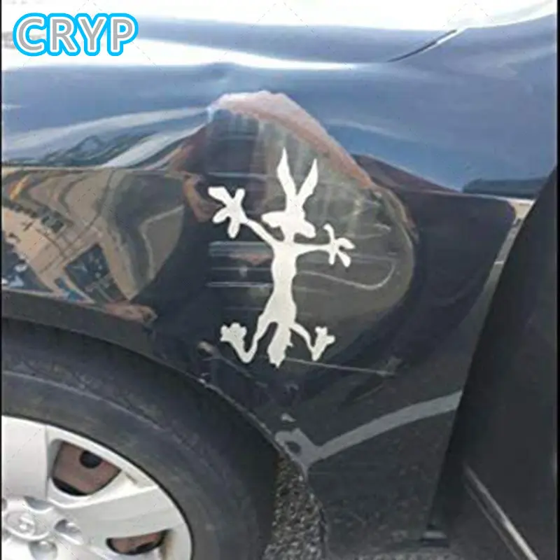 Vinyl Dent Repair Car Decal Wile E Coyote Decal Motorcycle Racing Notebook Computer Helmet Surfing Camping Car Die Cut Decal