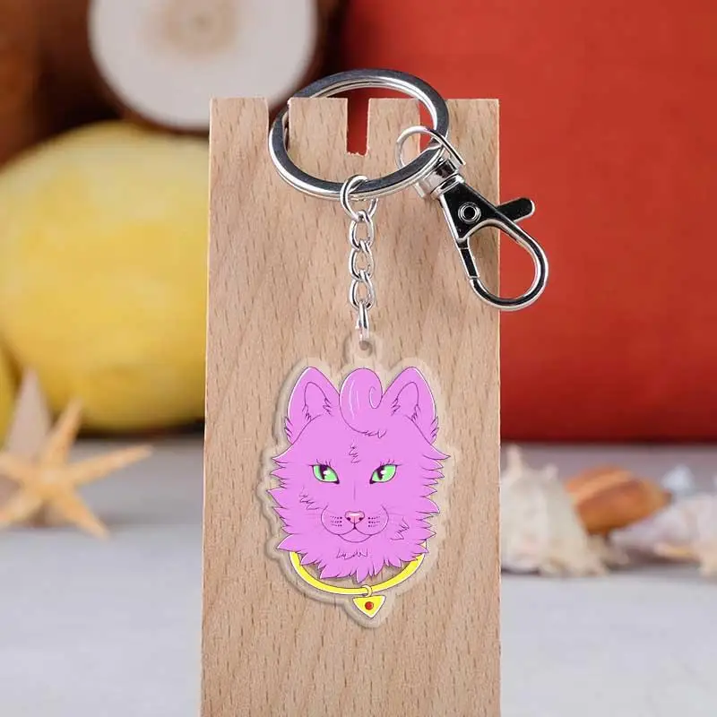 New Anime jack Horse man Keychain Cartoon Pendant Key Chains Bag Car Keyring llaveros Punk Jewelry Gifts