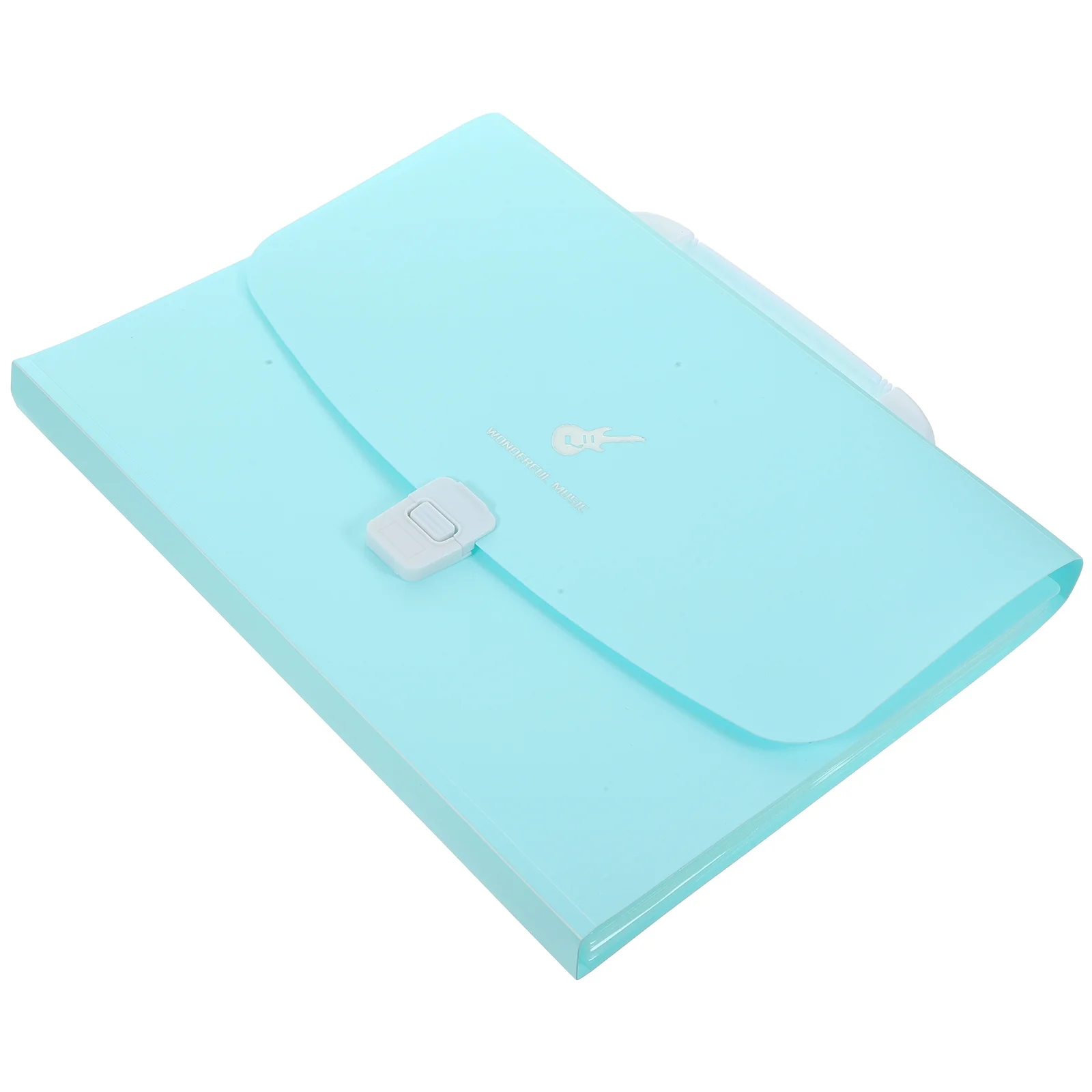 Expanding Plastic Accordion File Folder Handheld Multi Layer Document Organizer for A4 Standard Paper Bills Receipts Files