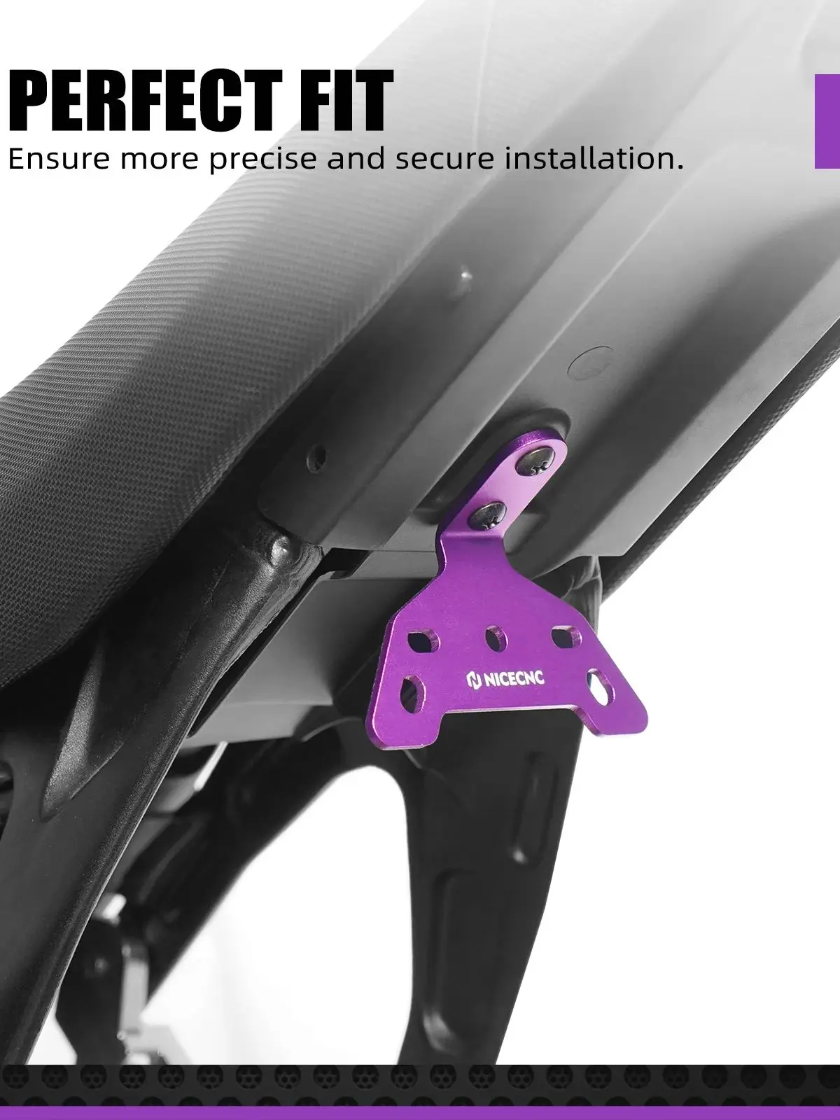 AliExpress NICECNC For Surron Electric Bike Tail Light Mounting Bracket Licence Plate Holder For Surron Light Bee X S L1E Segway X160 X260