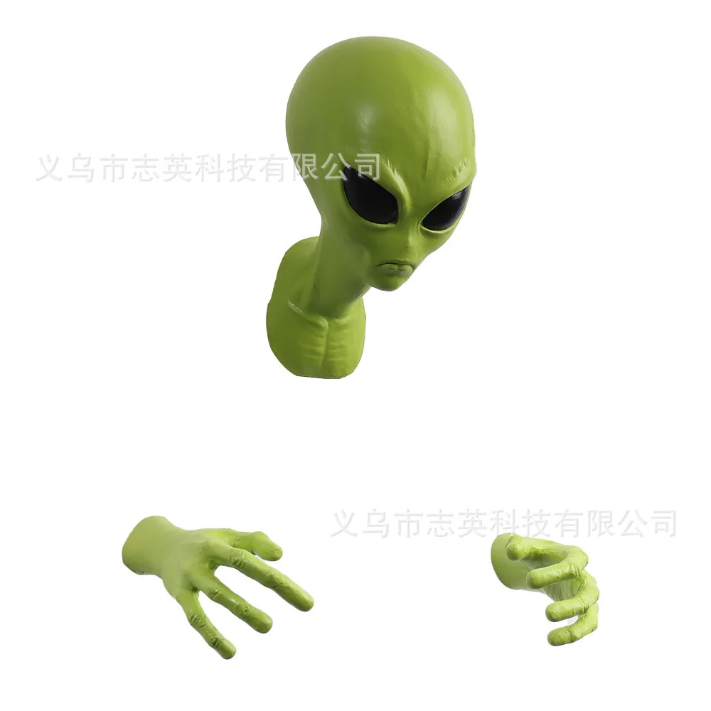 Green Alien UFO Visitor 51 Area Extraterrestrial Organism Monster Study living room wall hanging ornament Sci-Fi Lover\'s Gift