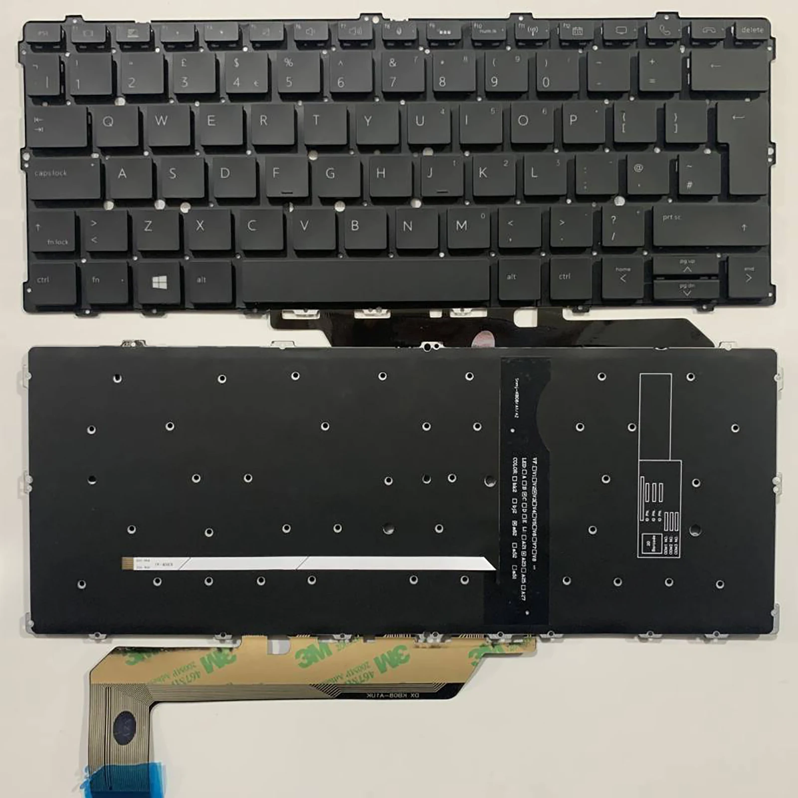 US FR UK SP FOR HP Elitebook X360 1030 G2/G3/G4/G5/G6 HSN-104C-Q10C-Q20 Laptop Keyboard