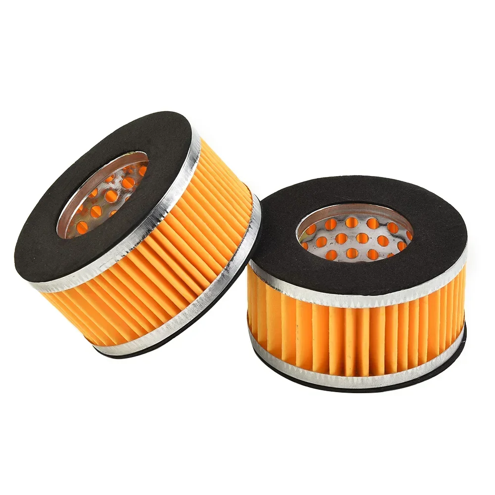 2 Pcs Filter Elements Air Compressor Silencer Air Intake Silent Oil-Free Filter Element 65x36x36mm For Air Compressor Muffler