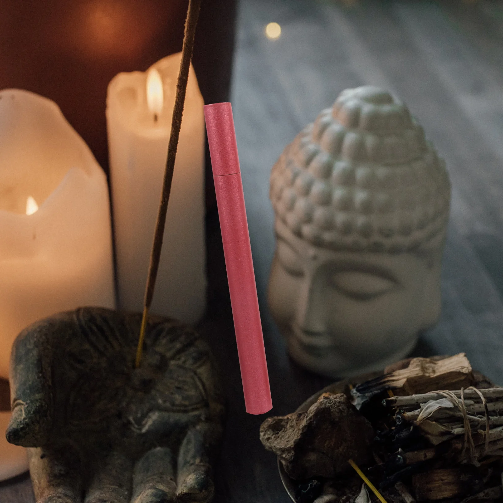 

6pcs Paper Tubes Lightweight Portable Incense Holders Decorative Incense Sticks Storage Canisters For Home Temple Meditation