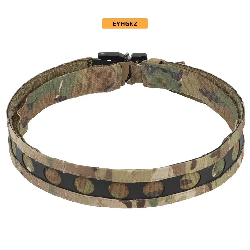 EYHGKZ Tactical Hunting Quick Release Combat Belts Waistband Outdoor Equipment CS Shooting Airsoft Paintball Training Acessories