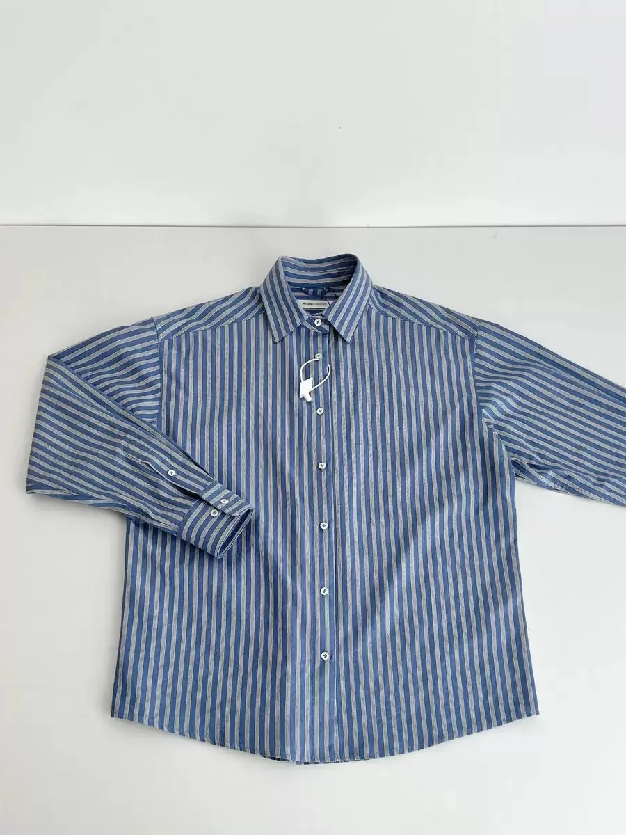 PREON Commuter Streep irt Losse Casual Denim Broek Dames Faion Herfst Nieuwe Sle Veelzijdige Kleding Comfortabele pasvorm