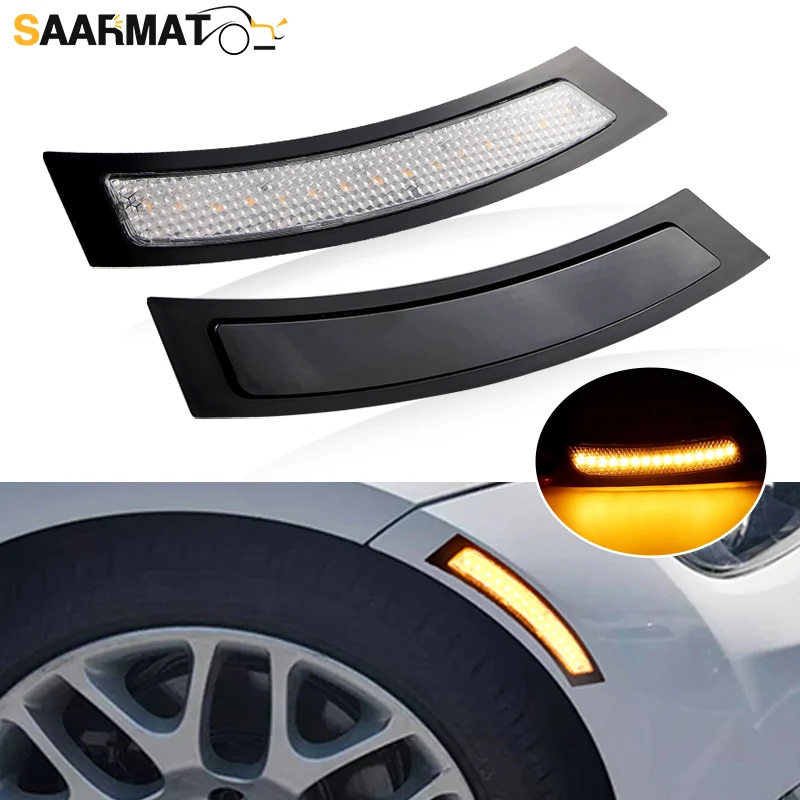 2 Stück Frontstoßstangen-Seitenmarkierungsreflektor für BMW E92 E93 3er 2DR Coupe/Cabrio 2007–2013 OEM: 63147162313   / 63147162314