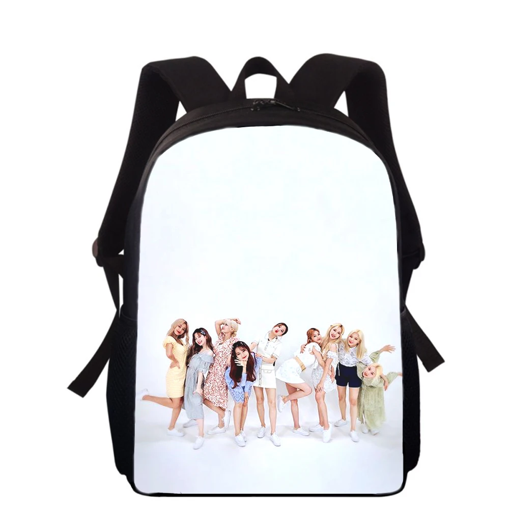 TWICE 15” 3D Print Kids Backpack Primary School Bags for Boys Girls Back Pack Students School Book Bags