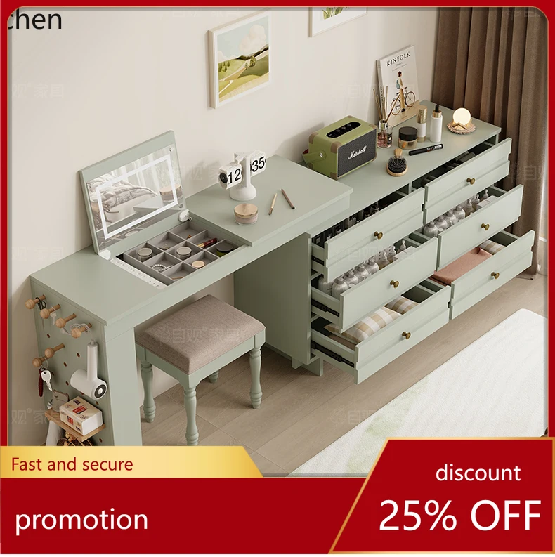 

HXL Desk Chair Bookcase Combination Household Green Long Table Minimalist Storage Corner Table