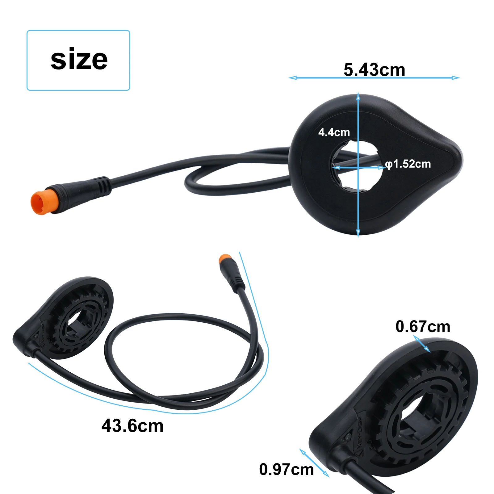 

Электрический велосипед, левый интегрированный водонепроницаемый кабель 12, магнитный двойной зал, усиленная производительность, датчик мощности PAS, элегантные детали дизайна