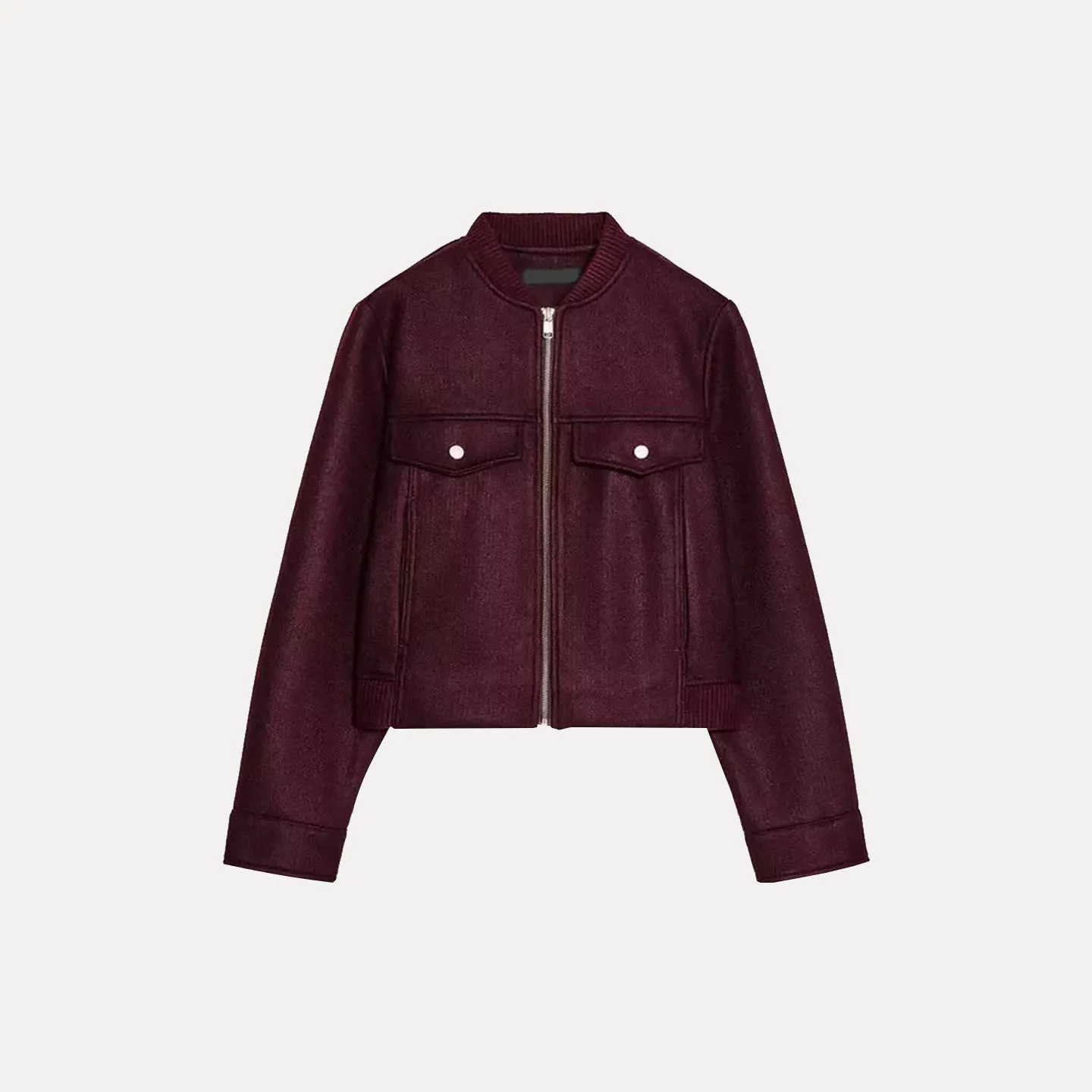 Z Mujer Faion ort Soft Jaet 2025 Nuevo Sle Personali Quali Prendas de abrigo Stand Fit Otro material Abrigo de mujer