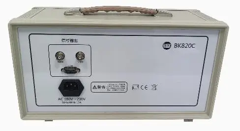 Testador de velocidade do ventilador sem escova AC DC BK820C alarme de velocidade 0-53V5A com display de forma de onda