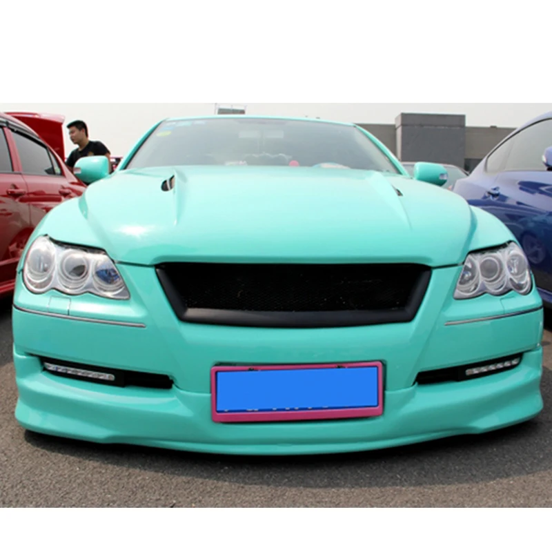 Use For Toyota Mark X 2005 06 07 08 09 Year Refitt Front Center Racing Grille Cover Accessorie Body Kit