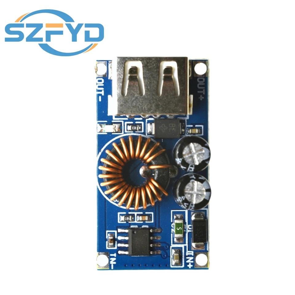Módulo USB Buck 12V-24V QC3.0 – Cargador rápido para vehículo - imagen 2