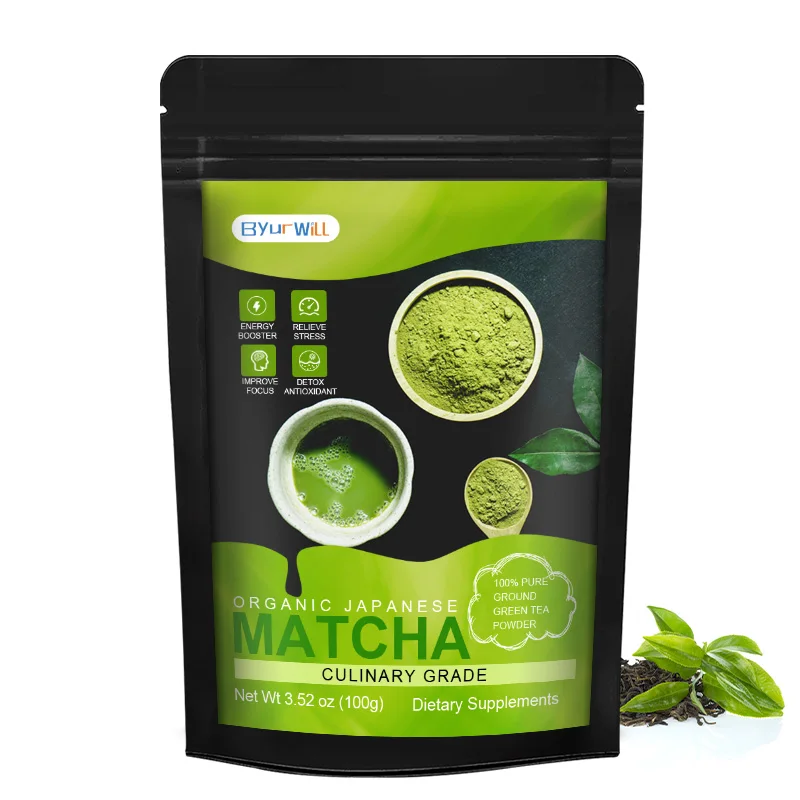 Suplemento Matcha Orgánico: para energía durante todo el día, claridad y inmunidad mentales y primera calidad para la salud intestinal, la pérdida de peso y la bricolaje