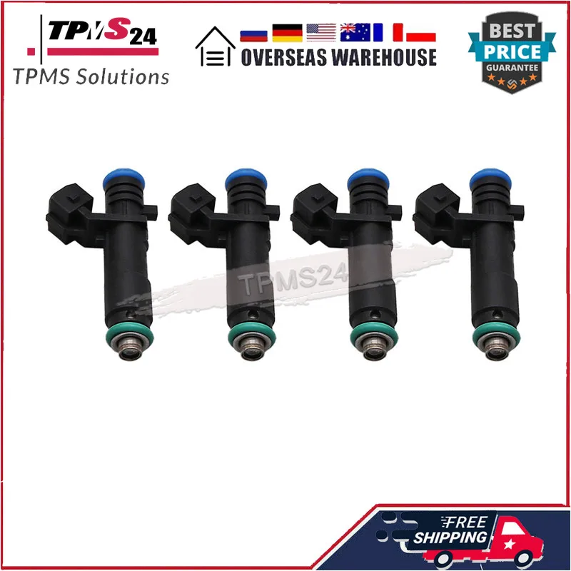 Injetor de combustível para Chevrolet Spark 2011-2015, 1.2L, 25186566 25194429 96800843, 4 pcs