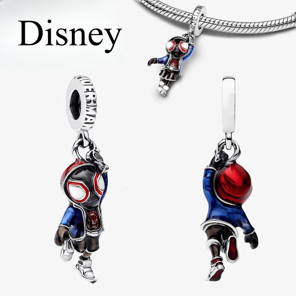 

Pure Silver s925 Creative Disney Series Mickey Winnie 925 Pure Silver Pendant Bracelet Bead Jewelry DIY Gift