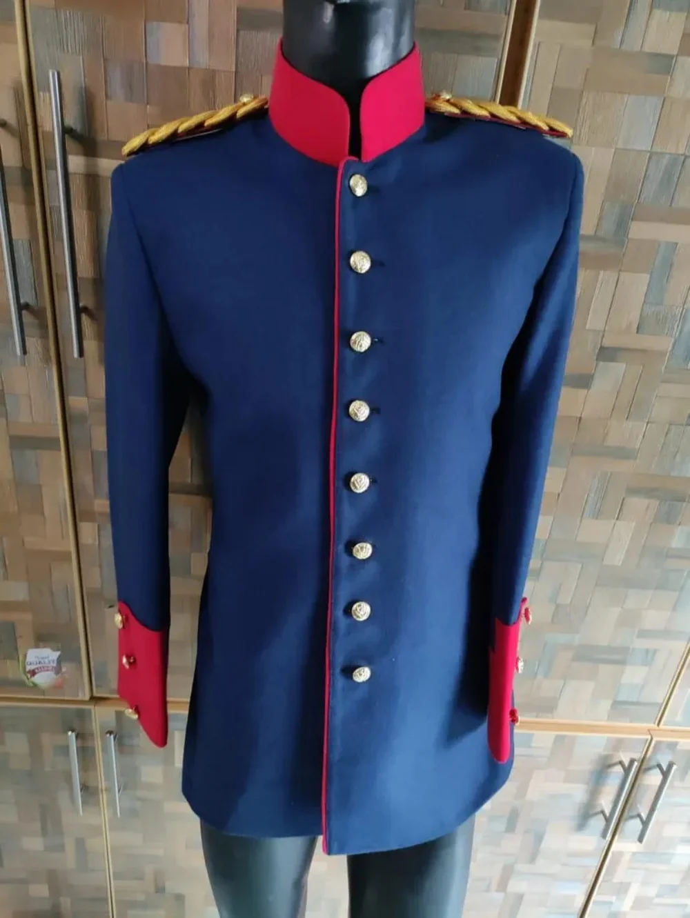 

Imperial German Military Hussar Costume Colonial Civil War Officer Soldier Jacket Victorian Regency Men's Tuxedo Uniform Coat