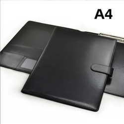 3Kinds A4 PU Leather Business Padfolio Organizer Case Vintage Binder Business Meeting Manager Document Pads Office File Folder