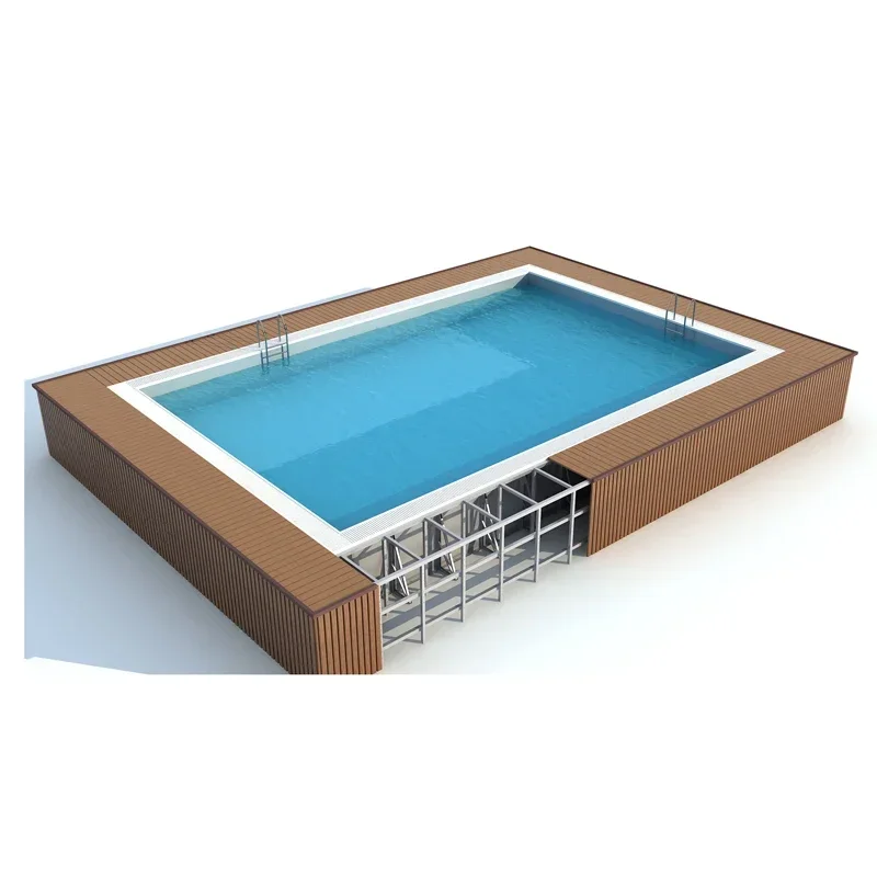 Mini piscina móvil con costo de construcción más asequible