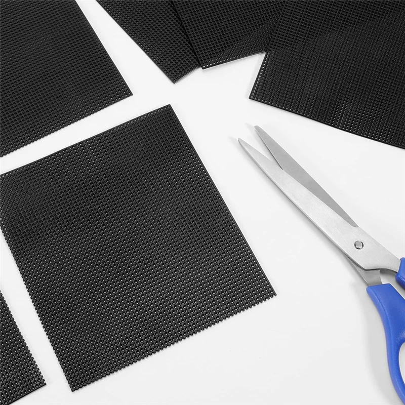 

4 PCS 14 Count Plastic Mesh Canvas Sheet 14 CT Plastic Aida For Cross-Stitch,Making Jewelry Organizer (11X8inch)