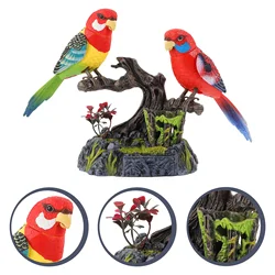 Juguete con Control de voz para loros, pájaro de grabación, juguetes pequeños para niños, inducción parlante eléctrica para el hogar