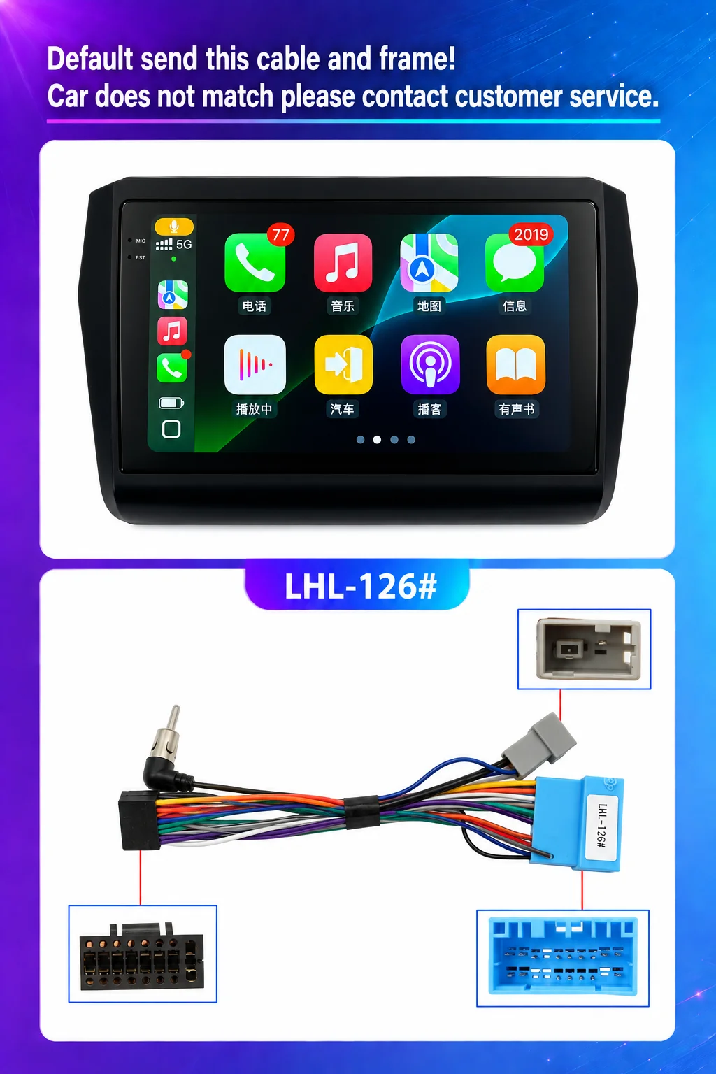 Android 16 Carplay Auto für Suzuki Swift 2016 - 2020 Autoradio GPS Stereo BT Video Autoradio Plug and Play Snapdragon Wireless – Detail 1