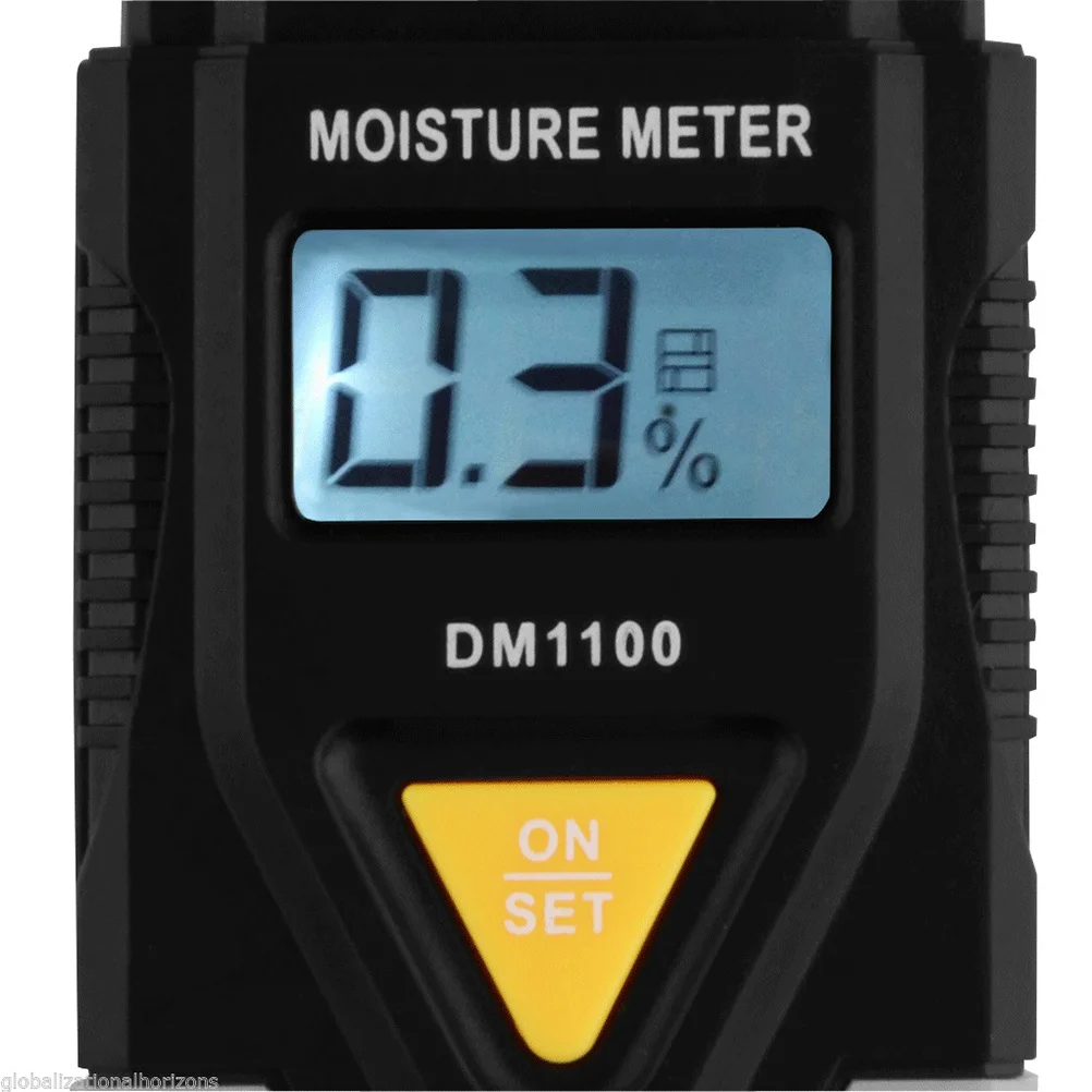 

Digital LCD Three-in-One Hygrometer Moisture Meter Mini Portable Moisture Tester for Wood Firewood Paper Cardboard