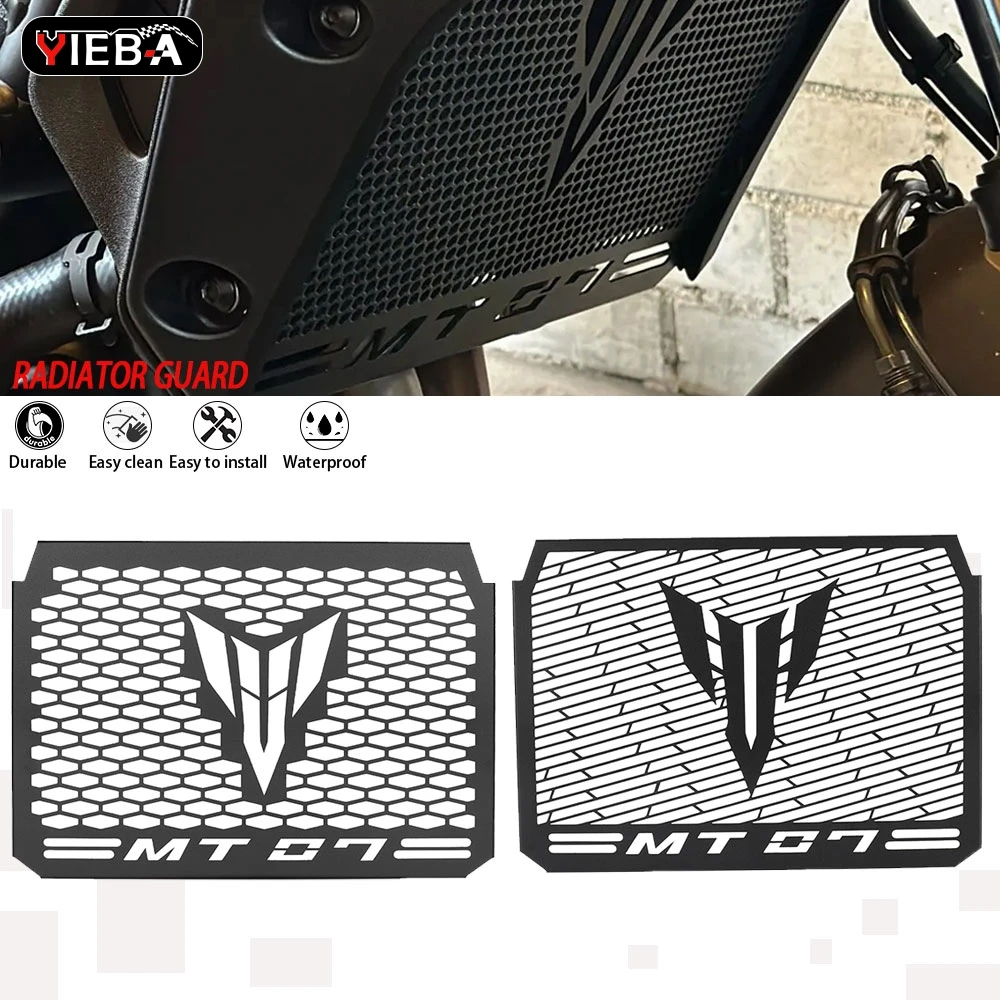 

2023 Motorcycle Parts Radiator Grille Guard Cover Protector For YAMAHA MT07 MT-07 MT 07 2017 2018 2019 2020 2021 2022 FZ-07 FZ07
