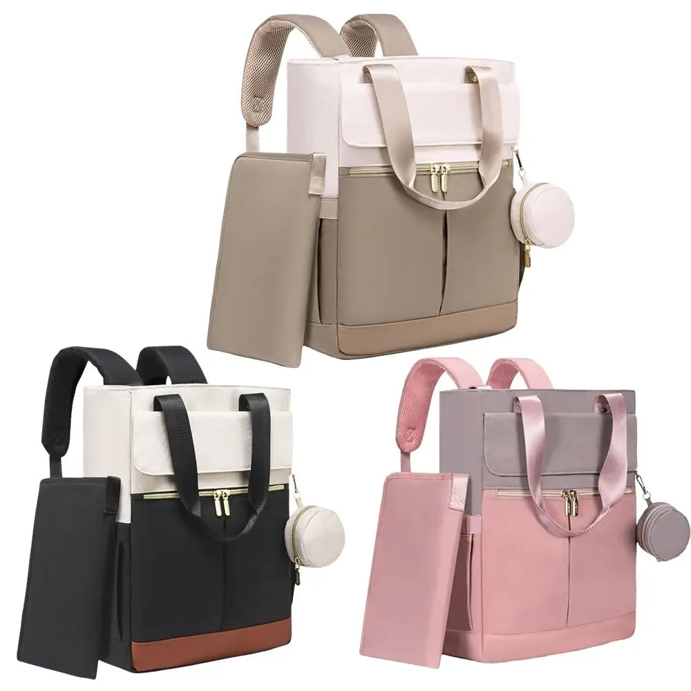 

3-in-1 Diaper Bag Backpack Waterproof Large Capacity Backpack with Insulated Pockets Multifunction Baby Diaper Bag for Women