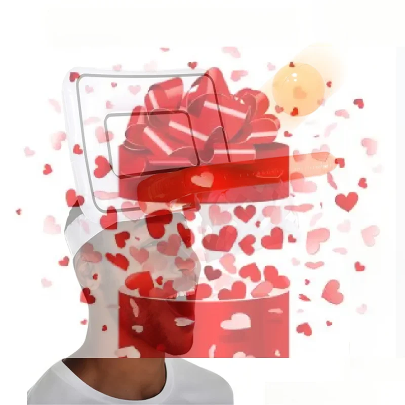 طقم قبعة كرة السلة القابلة للنفخ مصنوع من البلاستيك المتين مثالي للحفلات والمهرجانات قابل للارتداء يضفي أجواء حيوية للألعاب الرياضية