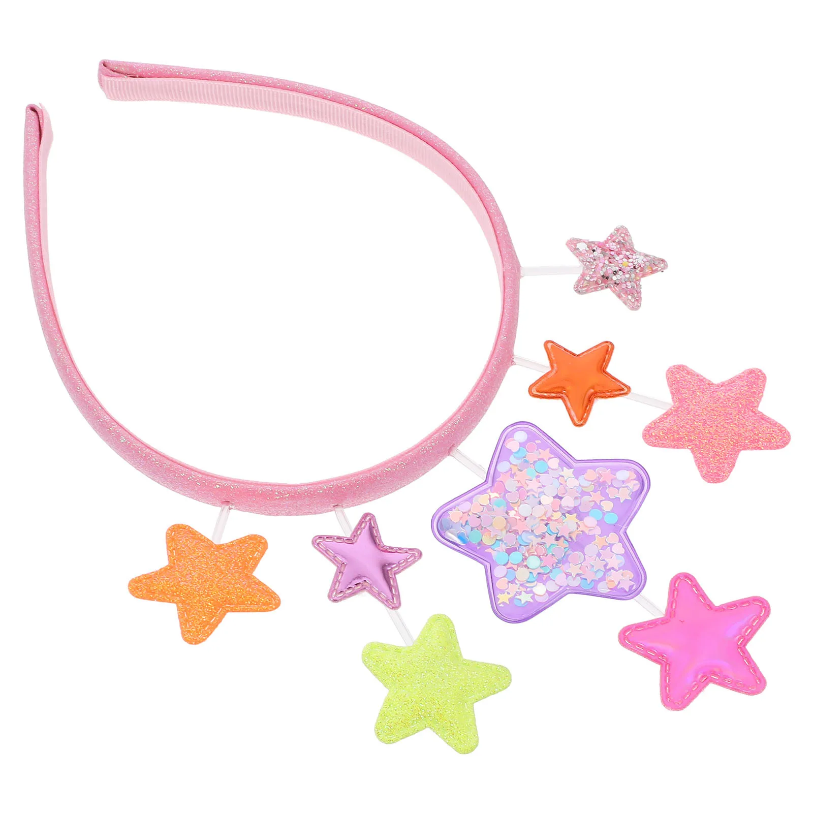 

Star Headband Hairband Party Birthday Headdress Creative Cartoon Hair Hoops For Women Festival Photo Prop