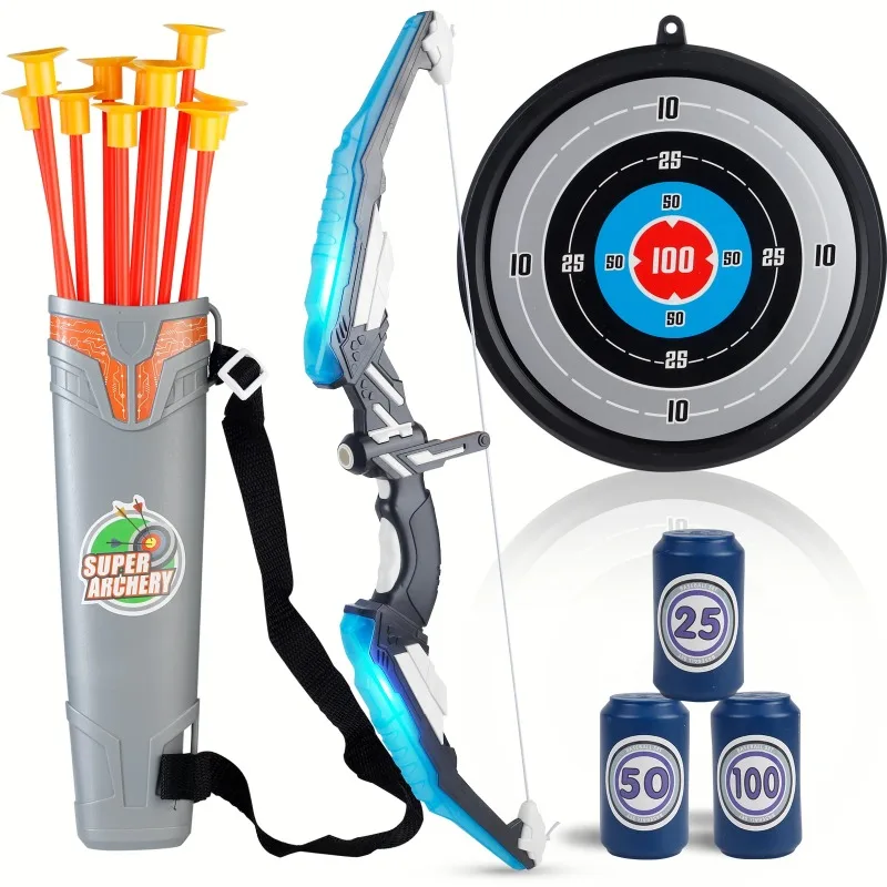 مجموعة ألعاب الرماية LED للأطفال، تدريب التنسيق بين اليد والعين، خيارات متعددة، هدية رياضية داخلية وخارجية، الهالوين/عيد الميلاد