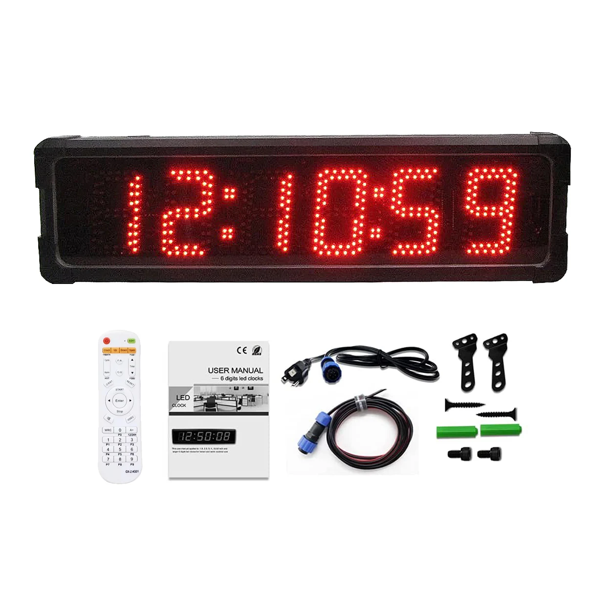 Dual Face Wall Clock,Waterproof Digital Countdown Timer,Alarm Clock, Hot Sale, 2024