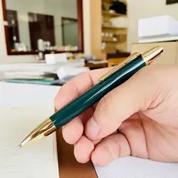Beautiful Automatic Ballpoint Pen Dark Green Teacher's Day Gift Pen