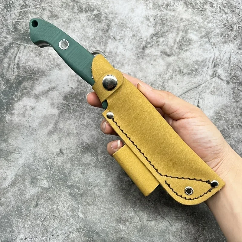 BM Sibert Bushcraft سكين 162 سكين ثابت S30V شفرة الساتان G10 مقبض المدمجة سكينة للاستعمال الخارجي للمشي لمسافات طويلة والصيد هدية الرجل