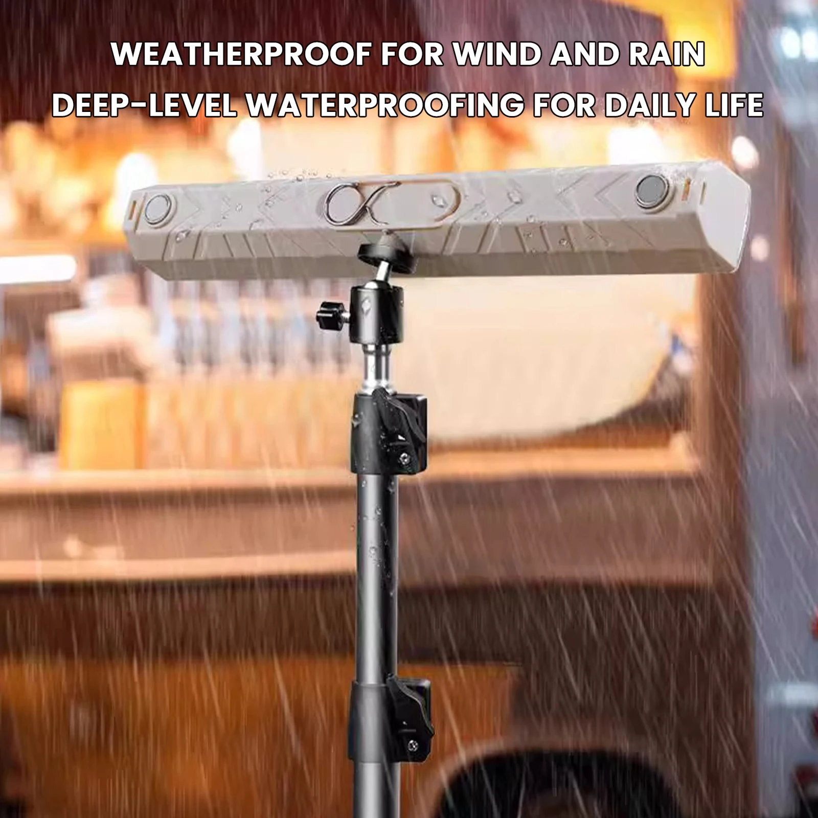 مصباح التخييم القابل لإعادة الشحن ضوء السوق الليلي 1000 لومن إضاءة موقع العمل لإصلاح السيارات والتخييم والعمل في حالات الطوارئ #3