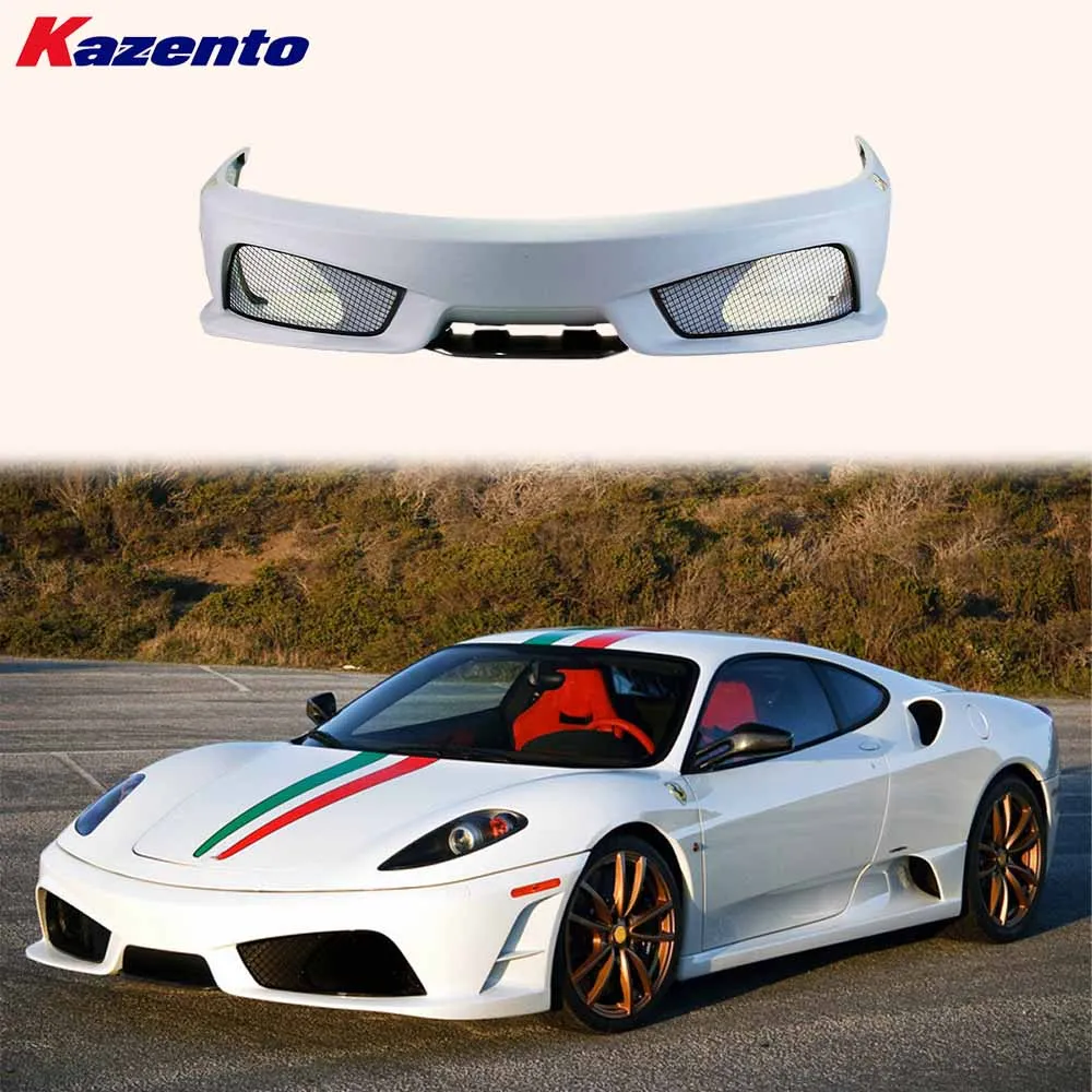 

For Ferrari F430 430 2005-2009 Scuderia Style Fiberglass Unpaint Front Bumper( Ocean freight is favorable, welcome to inqury)