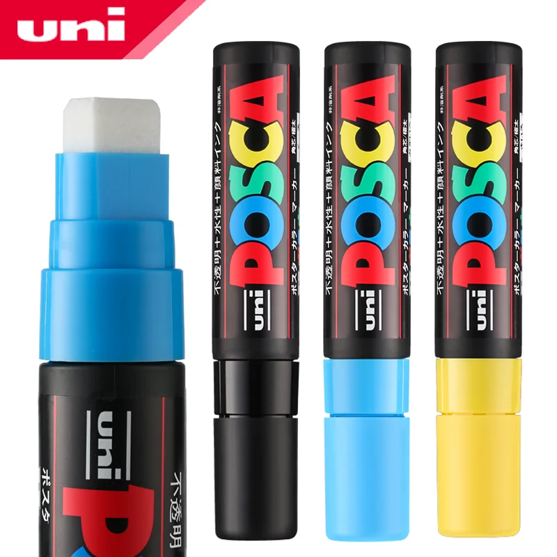 One Piece Uni Posca PC-17K Paint Marker Pen-Extra Broad Tip-15mm 8colors available rotulador