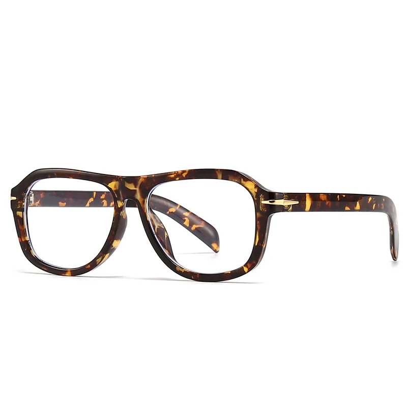 Black Eyeglasses Frame Men Women Tortoise Myopia Glasses Male Spectacles for Prescription Optical Lens -100 150 200 250 300 350