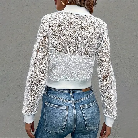 Breathable Polyester Women's Fashion Zipper Cardigan for Summer Vacation Outdoor Relaxation and Weekend Getaways