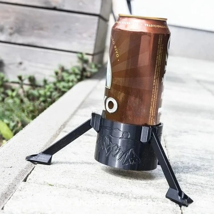 2025 new outdoor camping ground Coke stand outdoor tools outdoor water cup mount convenient and easy to carry