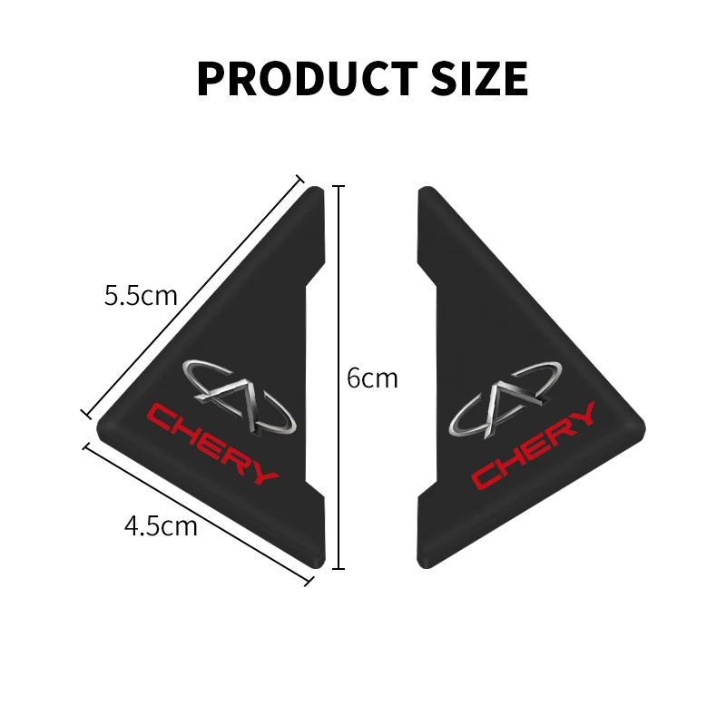 2Pcs Car Door Corner Anti-collision Protector Covers For Chery Tiggo 8 7 6 4 3 5x Pro Arrizo Omoda 5 FX Fulwin Face QQ 2023