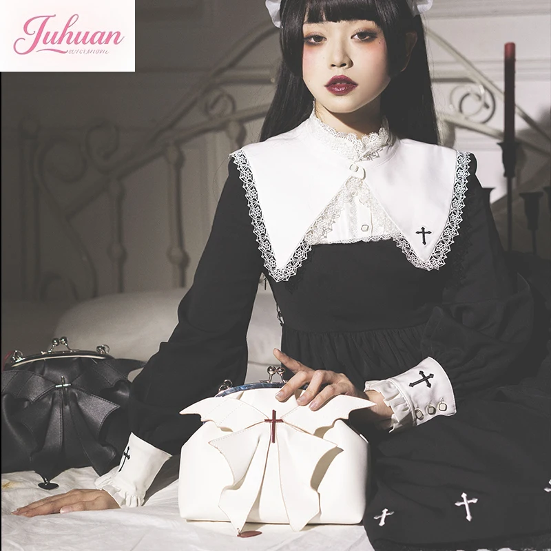 الحلو بارد الظلام القوطية الكرتون الشيطان الصغير لوليتا حقائب كتف لو الأم JK المتخصصة حقيبة يد أصلية مع هالوين كوس حقيبة فتاة