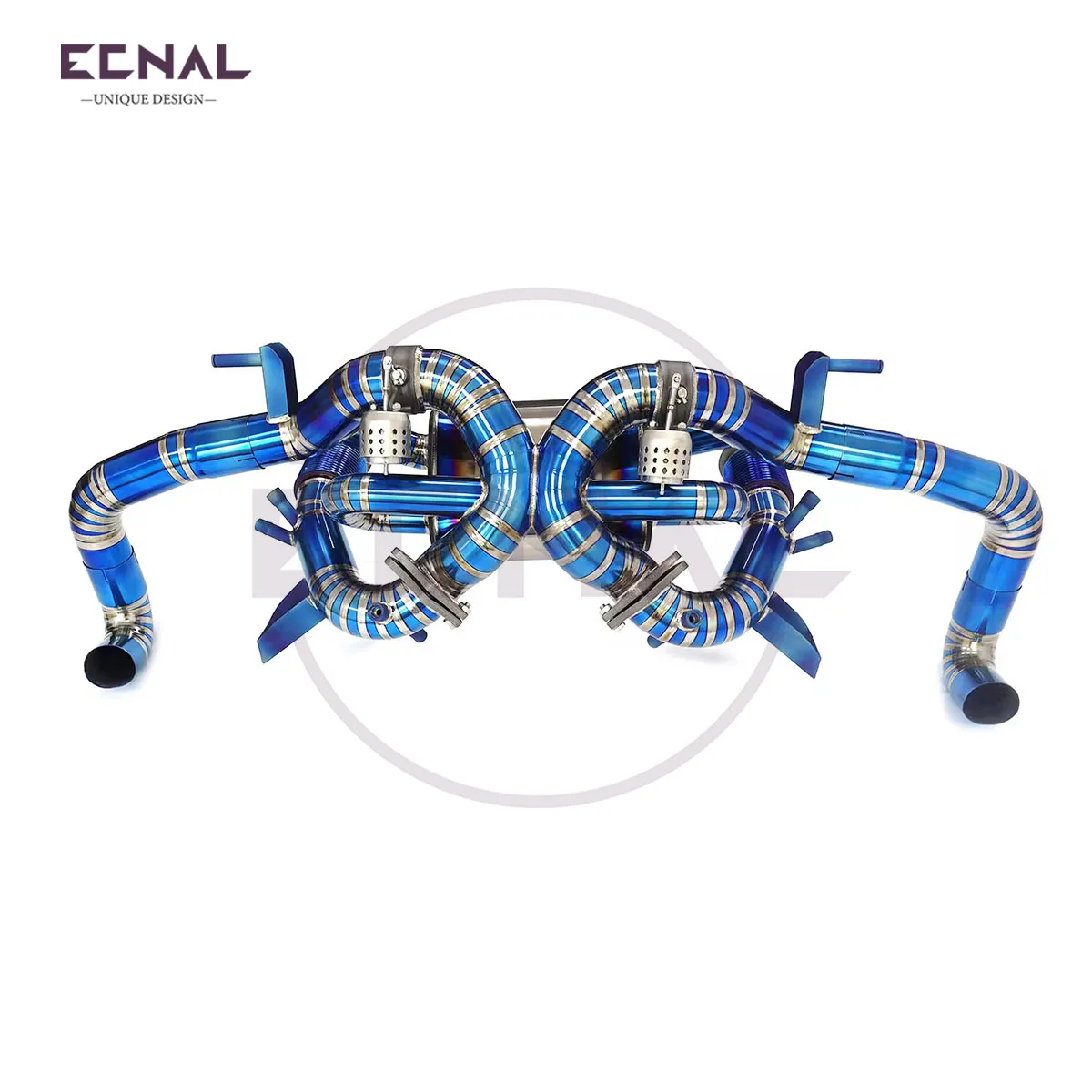 

Ecnal Exhaust Axle-back Pipe with Valve Muffler for Audi R8 V10 2020+ TC4 Titanium Alloy High Performance Sport Exhaust System